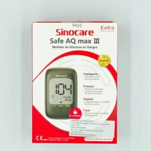 KIT GLUCOMETRO SINOCARE AQ MAX III