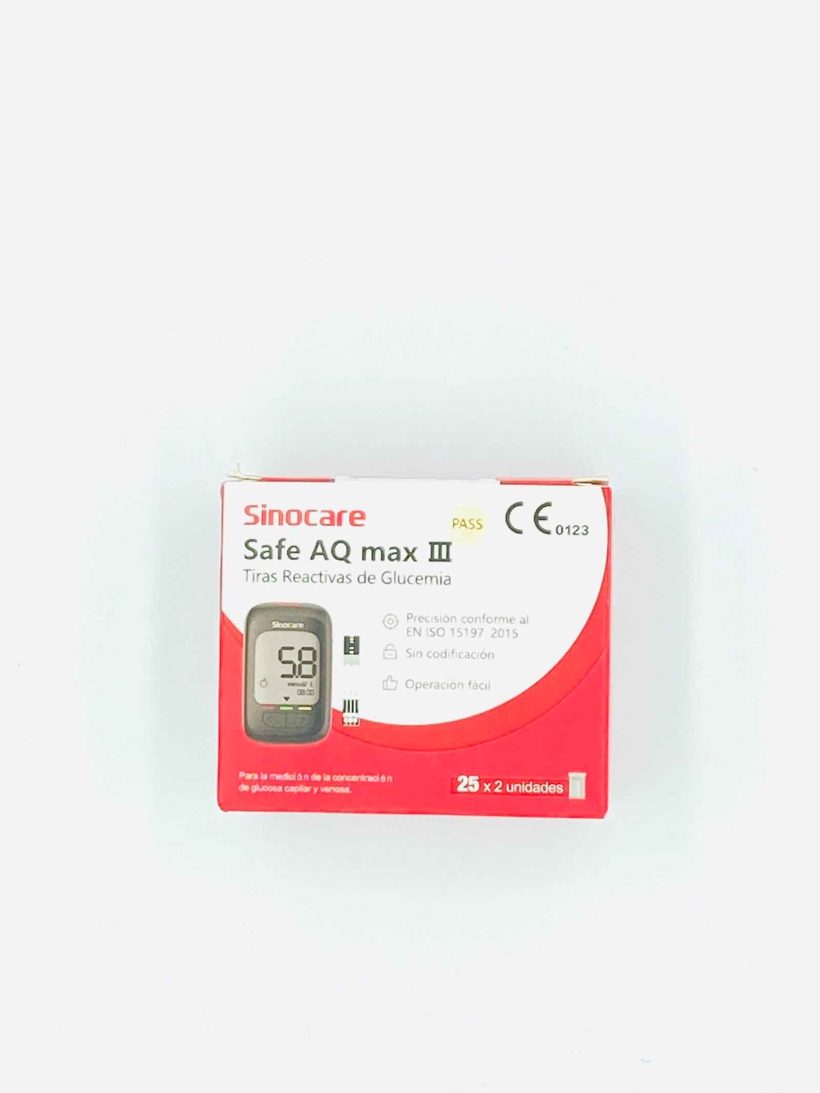 TIRA REACTIVA SINOCARE SAFE AQ MAX III X50 UND