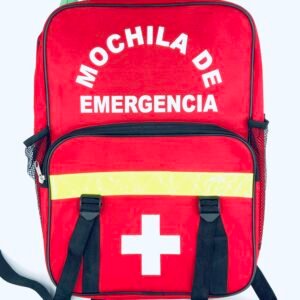 MOCHILA DE EMERGENCIA ROJO